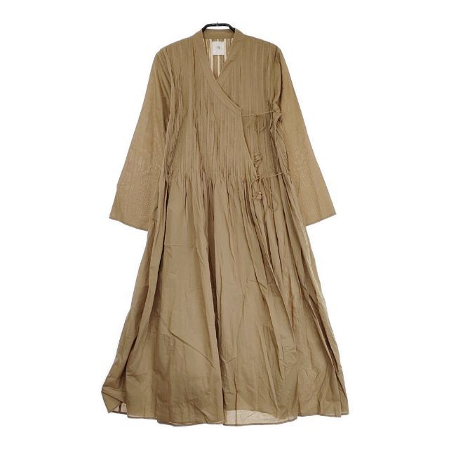 maison de SOIL ピンタックカシュクールワンピース 羽織り インド製  