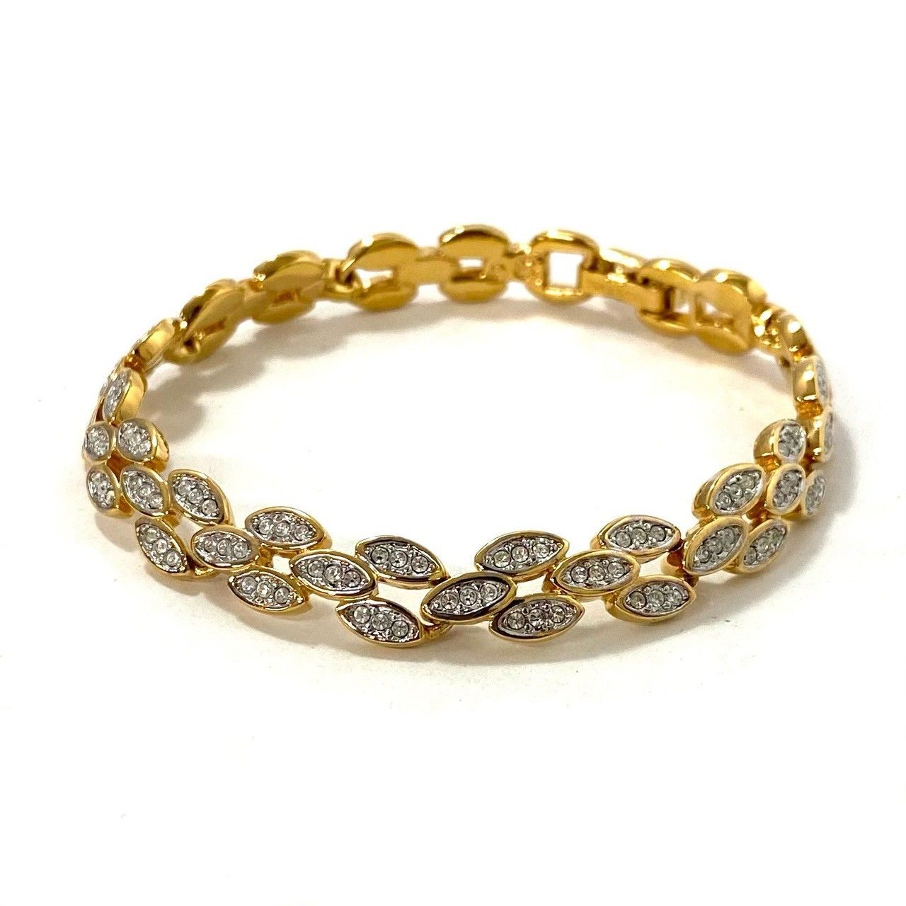 SWAROVSKI　スワロフスキー　ゴールド　ブレスレット　クリスタル SWAROVSKI スワロフスキー ブレスレット ゴールド 1粒