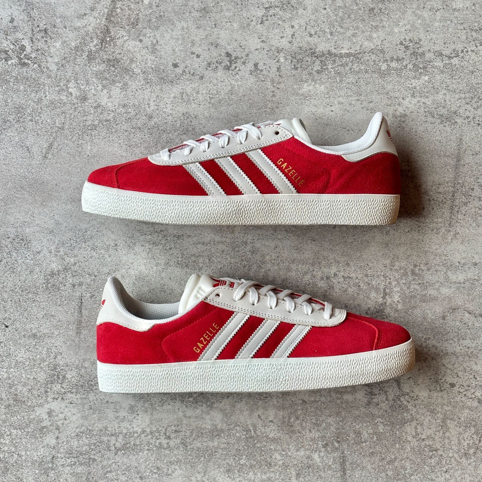 adidas Gazelle ADV (Better Scarlet / Chalk White / Gold Metallic