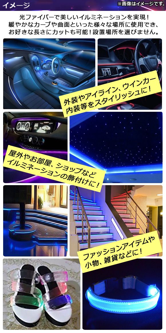 AP 光ファイバーケーブル スクエア型 1.3mm×20mm 30メートル 自由自在