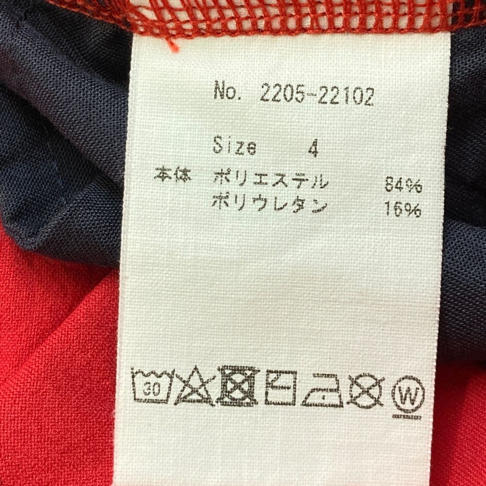 サイズ：4 CPG GOLF シーピージーゴルフ  ストレッチパンツ  レッド系 [240101453285] ゴルフウェア メンズ ストスト サイズ：4 CPG GOLF シーピージーゴルフ ストレッチパンツ
