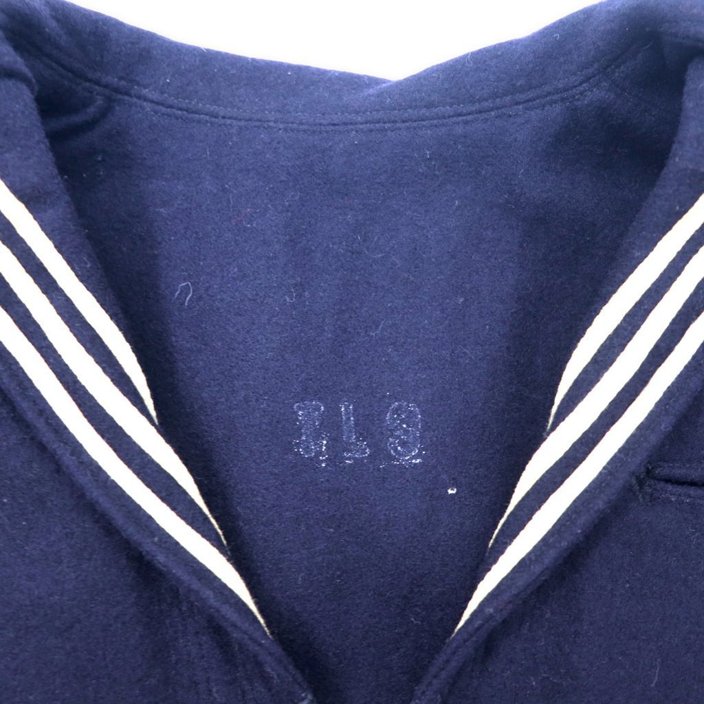 US NAVY 70年代 セーラーシャツ 38R ネイビー ウール BROWNWOOD US NAVY 70年代 セーラーシャツ 38R ネイビー ウール BROWNWOOD