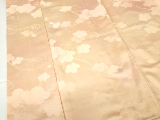 平和屋着物▽上質な小紋 単衣 草花文 虹色 暈し染め