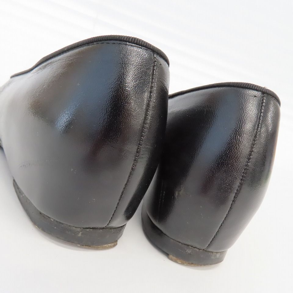 コムデギャルソン　フラットシューズ COMME des GARCONS コムデギャルソンCOMME ゴムストラップレザー