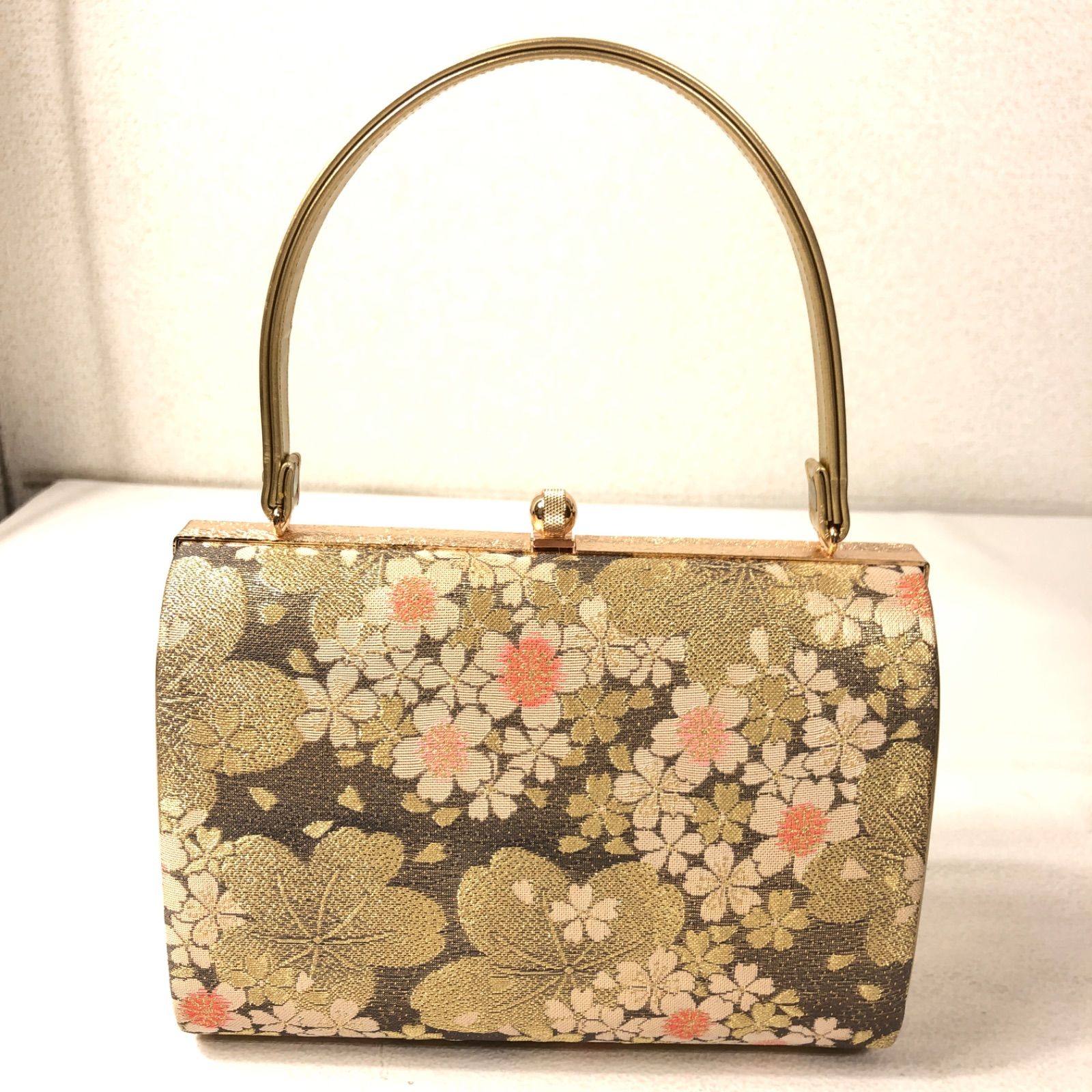 美品 和装 草履バッグ 美品♪キンワシ印 和装 草履 バッグ セット 螺鈿細工