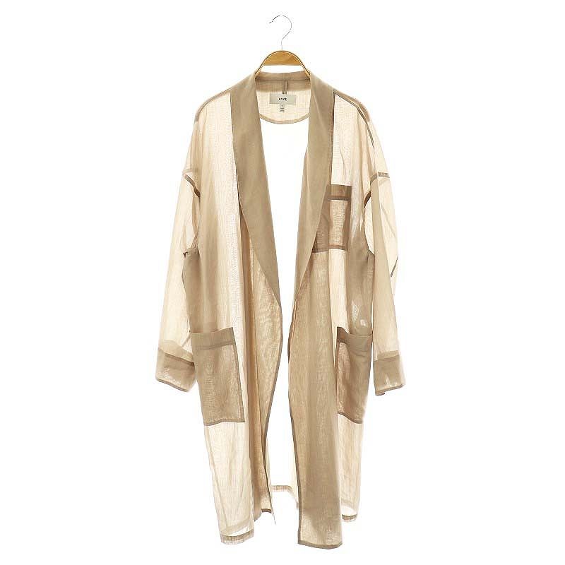ハイク HYKE VOILE MEDICAL GOWN コート スプリングコート