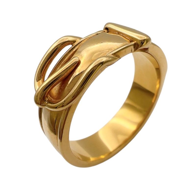 エルメス HERMES サンチュール スカーフリング ゴールド メタル レディース その他小物