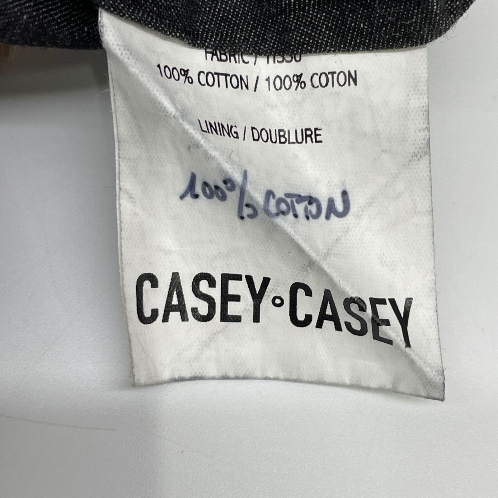 CASEY CASEY ケイシーケイシー ﾁｬｺｰﾙｸﾞﾚｰ ｺｯﾄﾝｲｰｼﾞｰﾊﾟﾝﾂ S - メルカリ