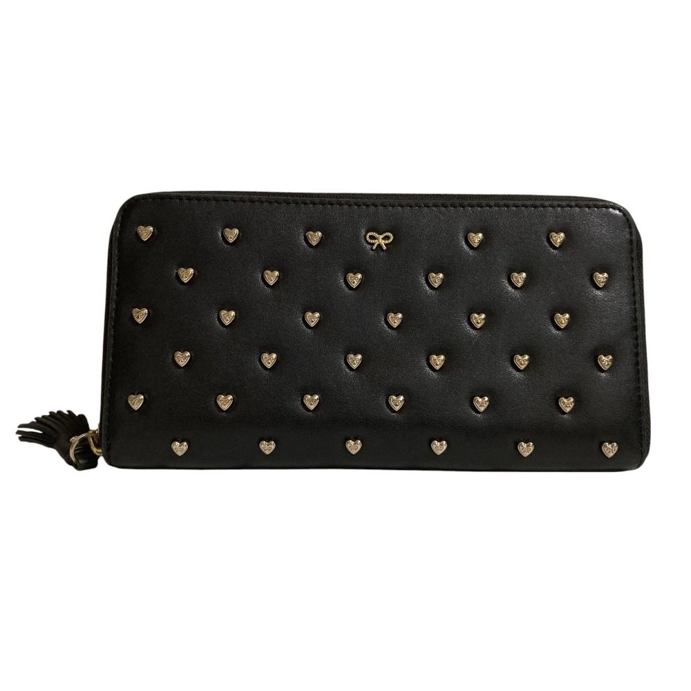 美品 ANYA HINDMARCH アニヤハインドマーチ ハートスタッズ