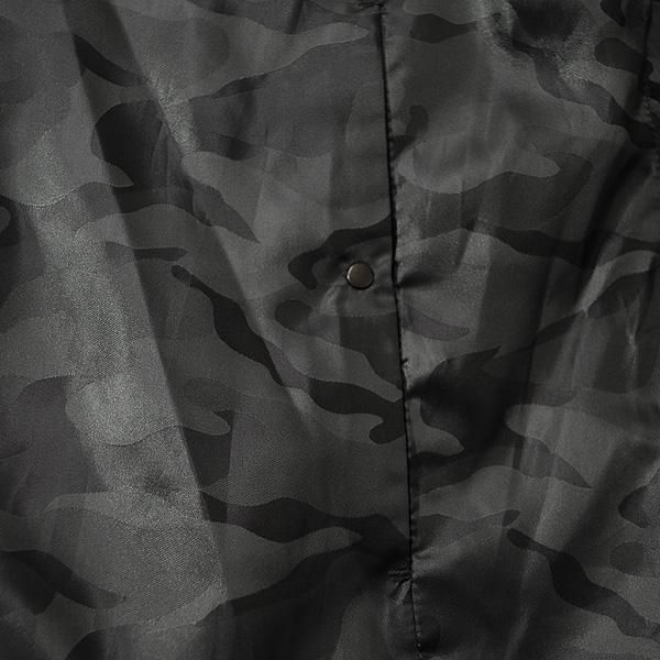 無地×カモフラ柄 ブルゾン