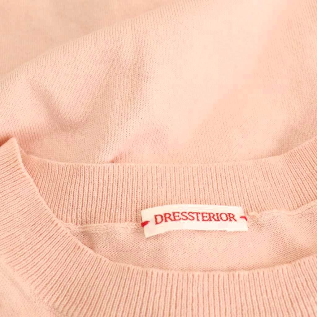 ドレステリア DRESSTERIOR コットン シルク混 ニット カットソー