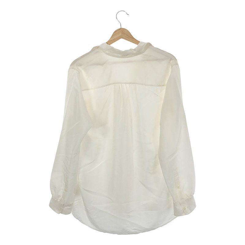 MUSE de Deuxieme Classe / ミューズドゥーズィーエムクラス | 2023SS | silk wash シャツ | F | ホワイト | レディース MUSE de Deuxieme Classe / ミューズドゥーズィーエムクラス
