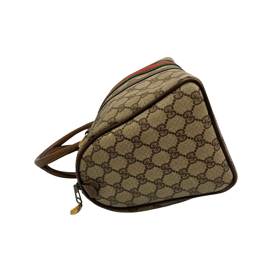 極 美品 GUCCI グッチ オールドグッチ シェリーライン GG ロゴ 金具