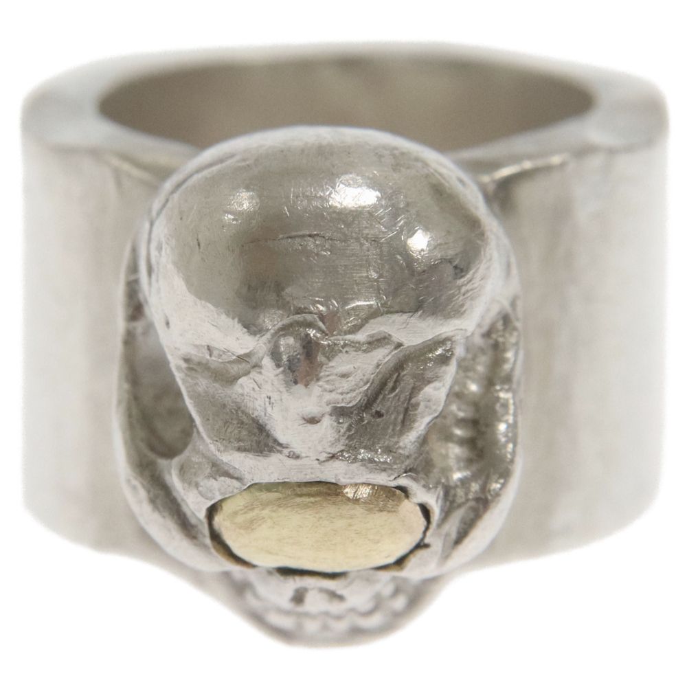 STOP LIGHT (ストップライト) K18 Skull Ring 金目スカルリング