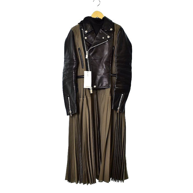 極美品 Sacai サカイ ボアドッキングジャケット ロングコート 極美品 Sacai サカイ ボアドッキングジャケット ロングコート