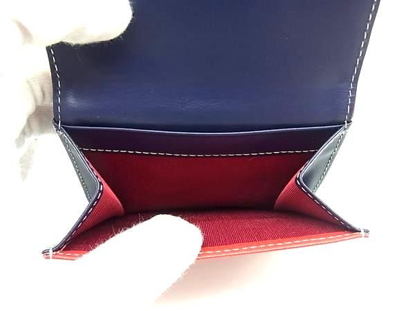 【送料無料】未使用 Samantha Thavasa サマンサタバサ　バンドバッグ　ショルダー付　本革　ネイビー 未使用✨Samantha Thavasa✨ ハンドバッグ ショルダーバッグ 中古