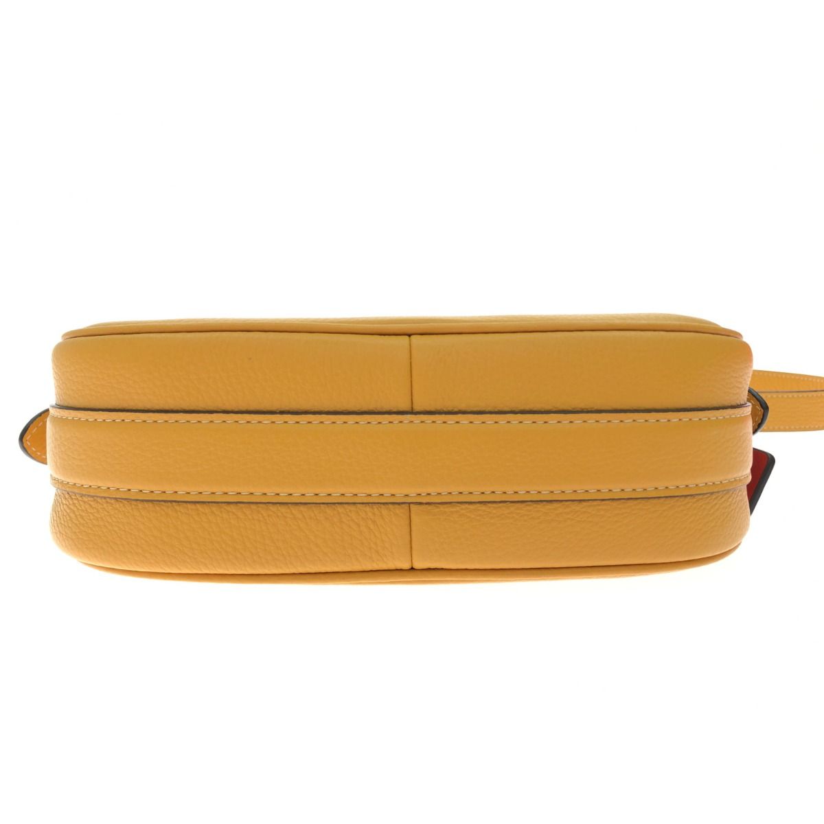 ▽▽COACH コーチ ぺブルレザー ストライプ メイシー サドル クロス 