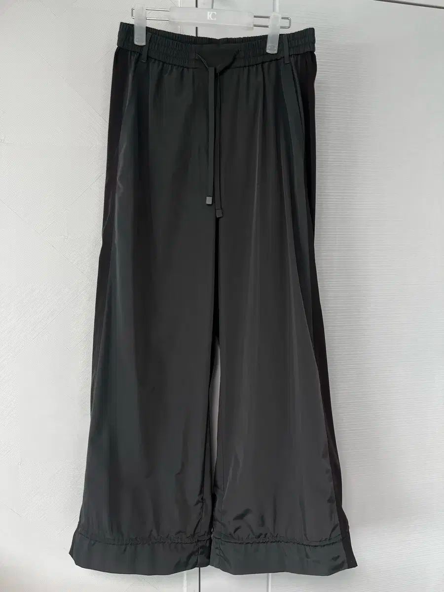 LOW CLASSIC ロウ クラシック シャーリング パンツ S gray ＆ brown
