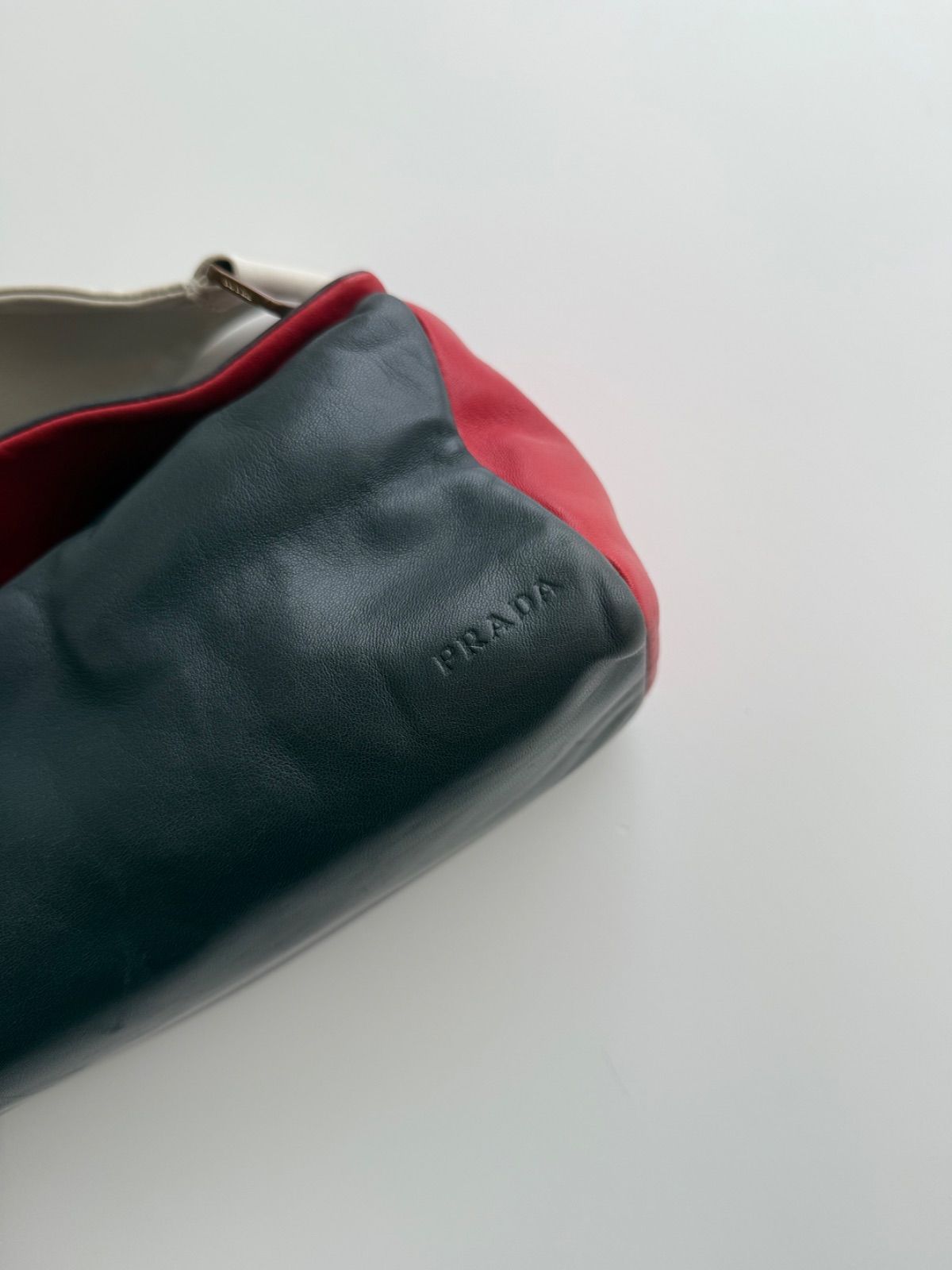 ✿ SS2001 PRADA DOCKING HAND BAG プラダ レザーハンドル レザー ハンドバッグ ドッキング アーカイブ archive バッグ prada