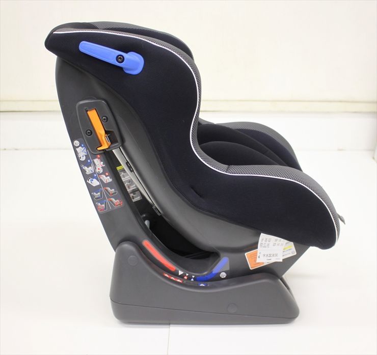 ウィゴー サイドプロテクション エッグショック LH ブラック 新生児OK シートベルト固定 クリーニング済み B414502t