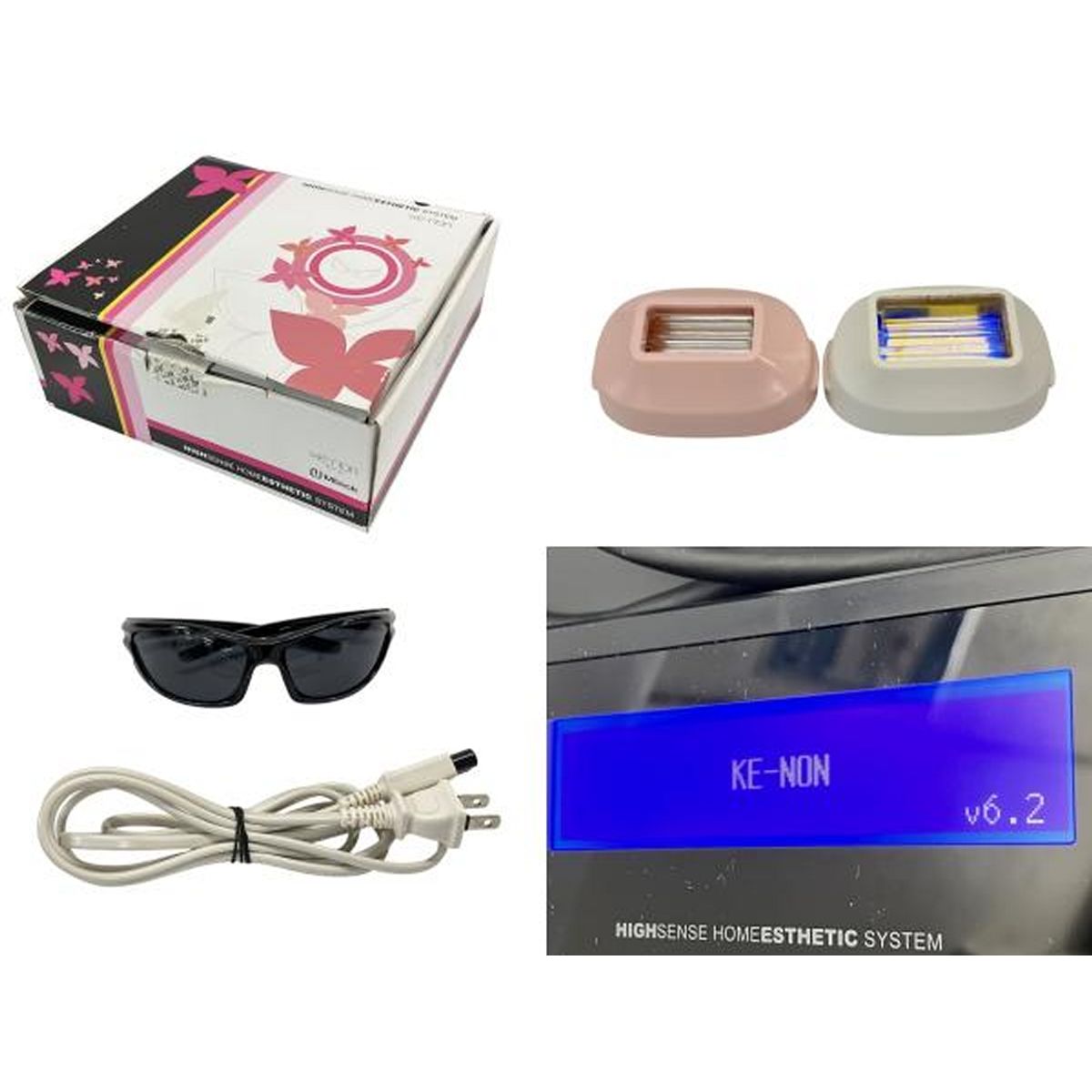 エムテック NIPL-2080 ke-non Ver6.2 家庭用 フラッシュ式 脱毛器 まつげ脱毛器付き 美容 W10454683