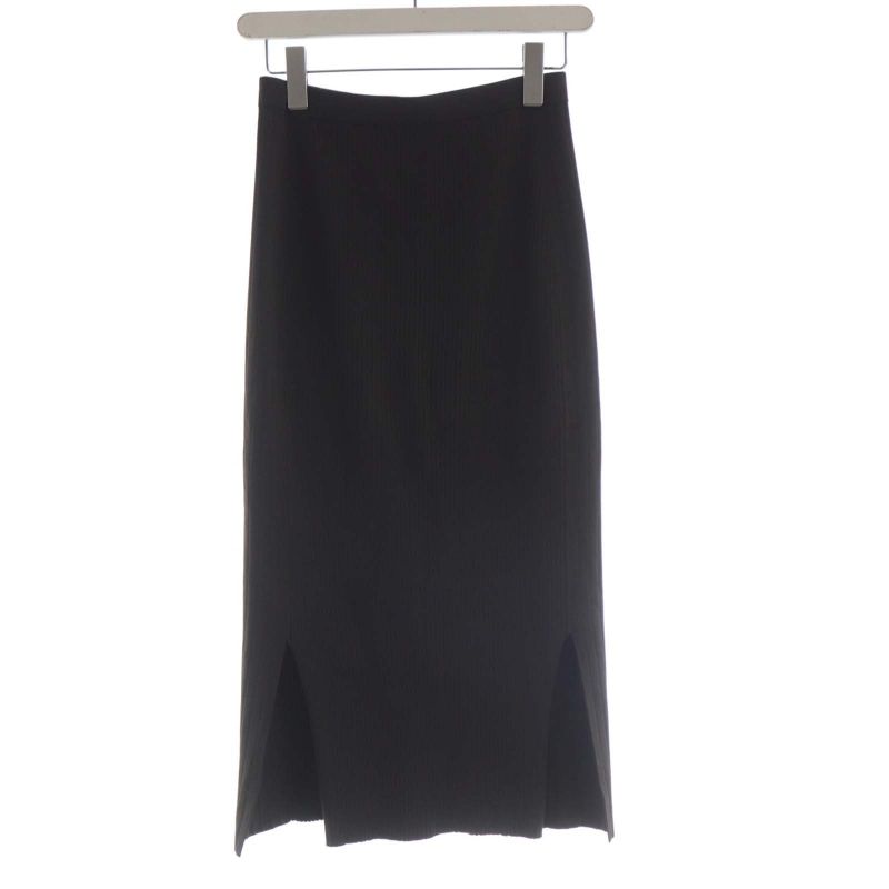 セオリー Theory CREPE KNIT RIB MIX SKIRT タイトスカート