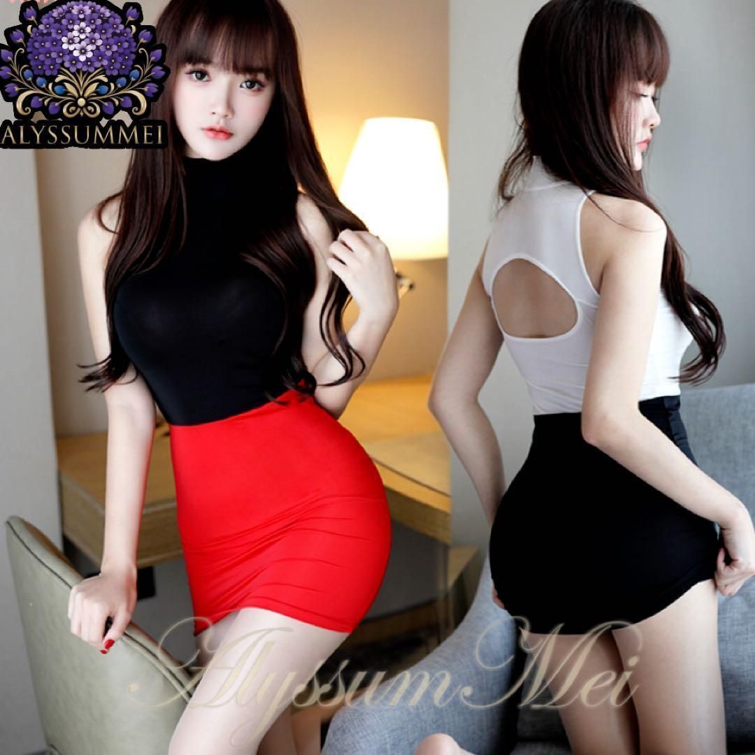 Tバック付きセクシー2WAY美人OL女教師秘書制服ワンピースコスプレ衣装