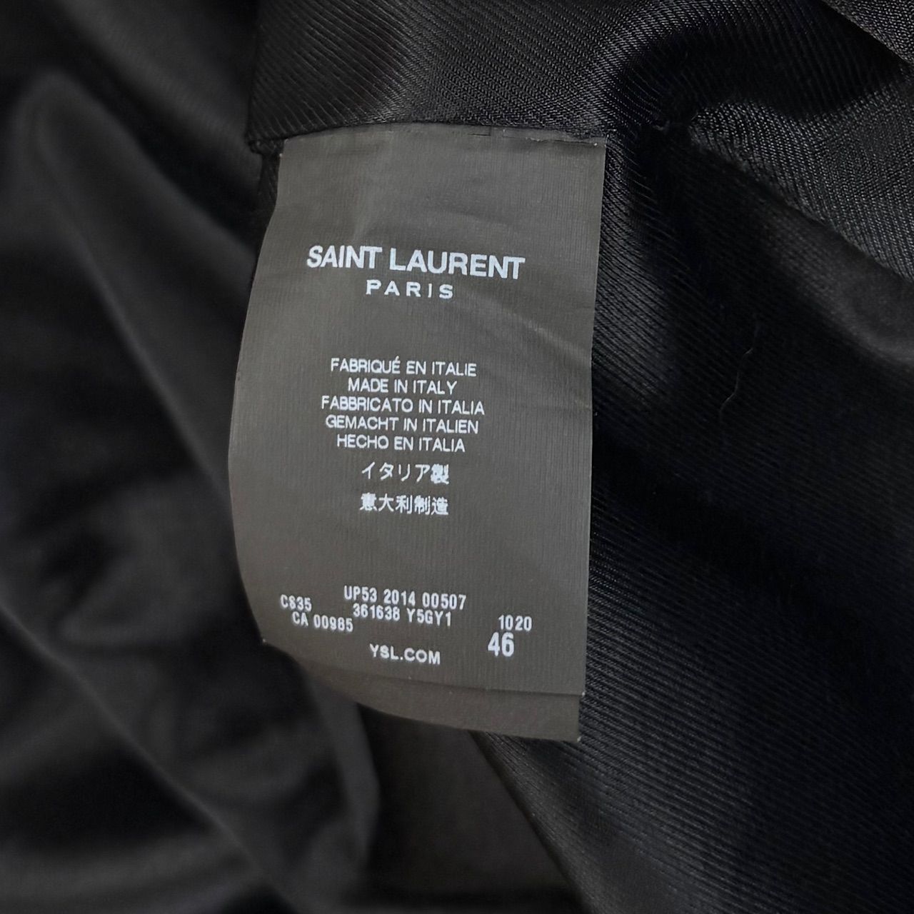 SAINT LAURENT PARIS by Hedi Slimane 14AW エディ期 Marmot Fur