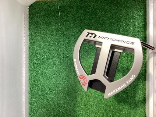 オデッセイ MICROHINGE MARXMAN FANG 33インチ パター PT スチール フレックスその他 メンズ 男性用 右利き 右用 Bランク ゴルフクラブ