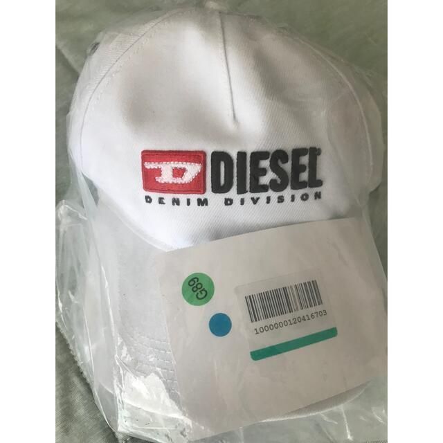 新品　ディーゼル　CAP　A03699　ホワイト　ロゴ　CORRY-DIV ディーゼル DIESEL キャップ CORRY-DIV HAT A03699 ホワイト 02