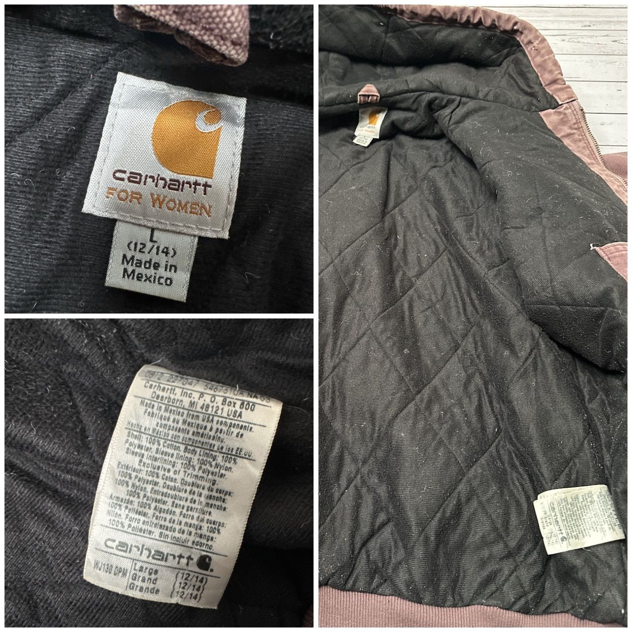 Carhartt 鬼フェード duck active jacket カーハート ダック地 Carhartt 鬼フェード duck active jacket カーハート ダック地