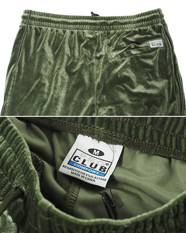 極美品✨ PROCLUB プロクラブ トラックジャケット ベロア 黒 赤 S
