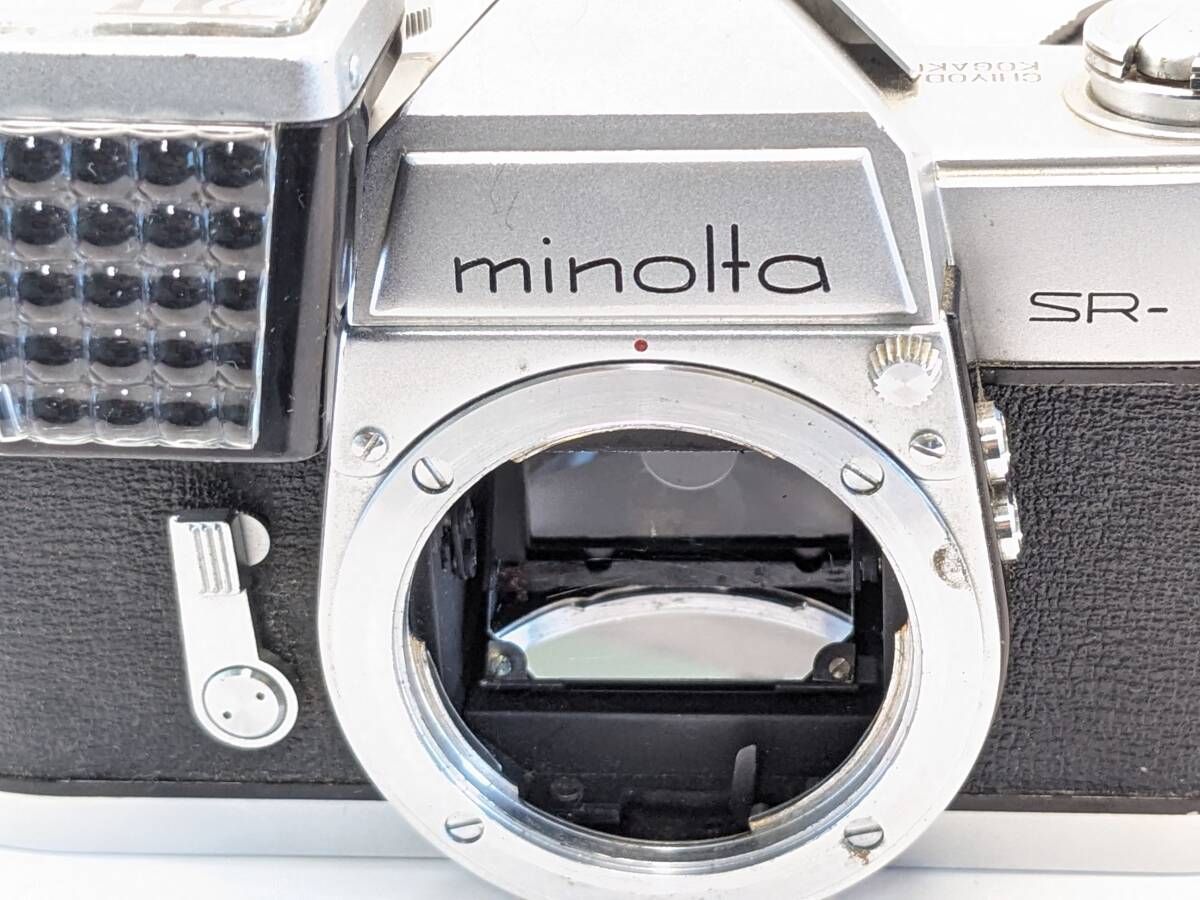 希少カメラ minolta SR-1S 露出計動作 新品電池フィルム付