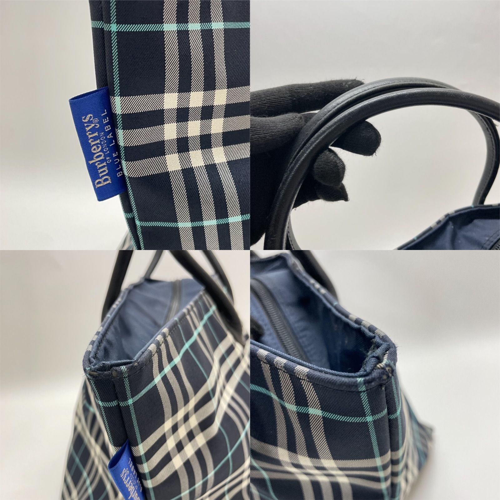BURBERRY BLUE LABEL ノバチェック バニティバッグ BURBERRY BLUE LABEL ノバチェック バニティバッグ