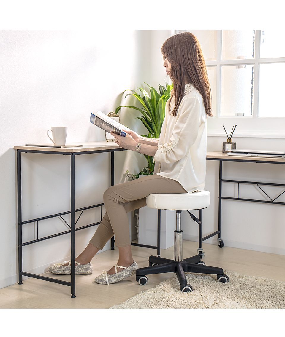 インドアイアンアップダウンスツール 丸座椅子B スツール / 丸椅子