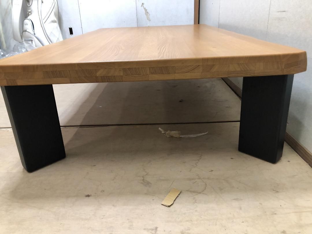 大塚家具 一枚板 ローテーブル 無垢材 リビングテーブル モダン 250323- 大塚家具 一枚板 ローテーブル 無垢材 リビングテーブル モダン 250323