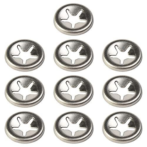 10pcs 4mm 12mm Othmro ワッシャースター ワッシャー 内歯スターロックワッシャー 内径 4 外径 12 10個入り 304ステンレス スターロックワッシャー 止め輪 スピード脱落防止ワッシャ ナットベアリン