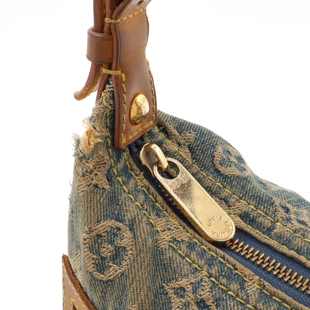 LOUIS VUITTON ルイ ヴィトン モノグラムデニム バギーPM ショルダー  