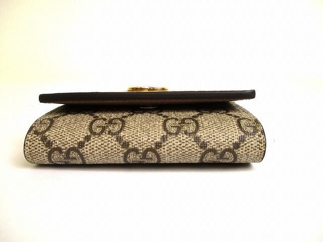 グッチ GUCCI GG ダブルG バイカラー レザー 6連 キーケース