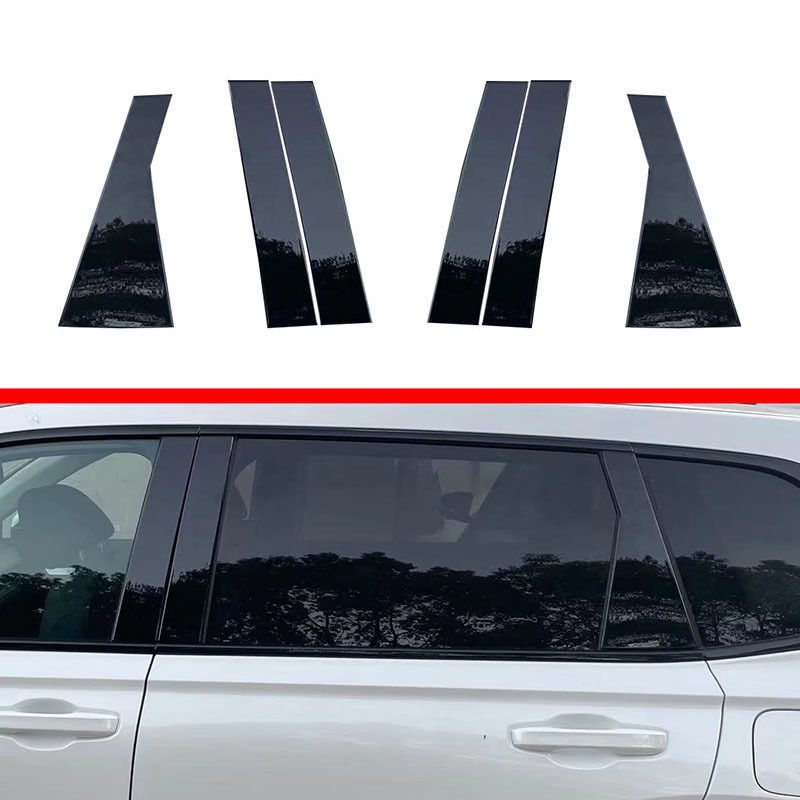 ホンダ CR-V 式対応 ピアノブラック ピラーカバー サイドウィンドウトリム 外装 カスタムパーツ 6点セット 高品質PC素材 車種 ドレスアップ用品