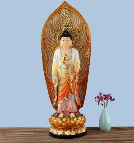 新品登場☆仏教三聖工芸品 精密彫刻 極上品 仏師で仕上げ品