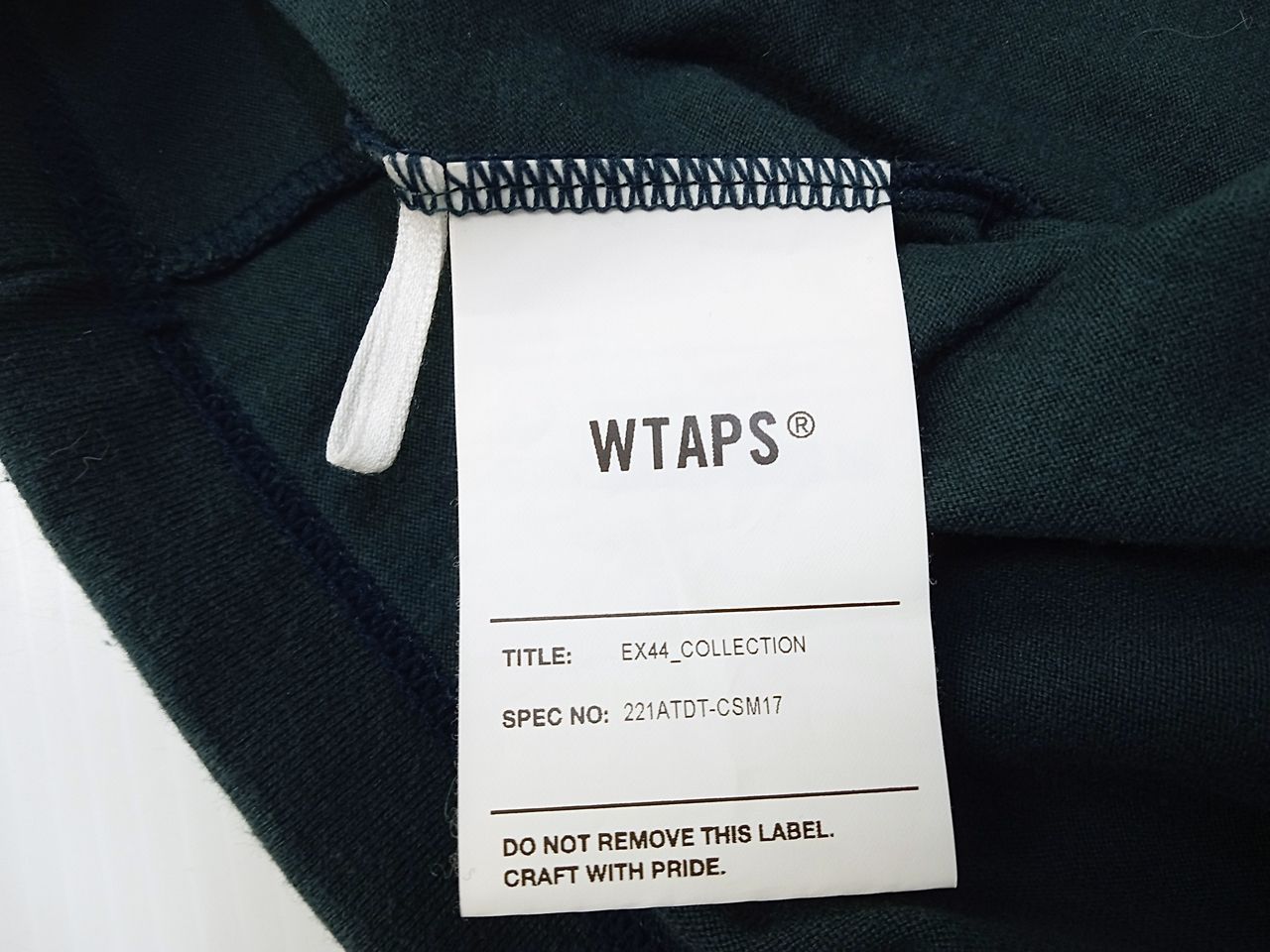 WTAPS ダブルタップス Tシャツ 22SS ACADEMY 221ATDT-CSM17 サイズ 04 