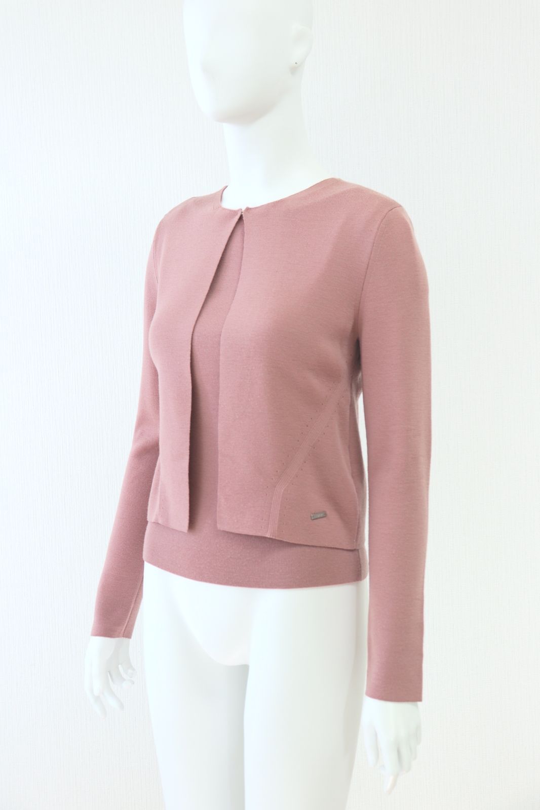 FOXEY ウールアンサンブル ツインニット 43199 ピンク 2025年商品 フォクシー