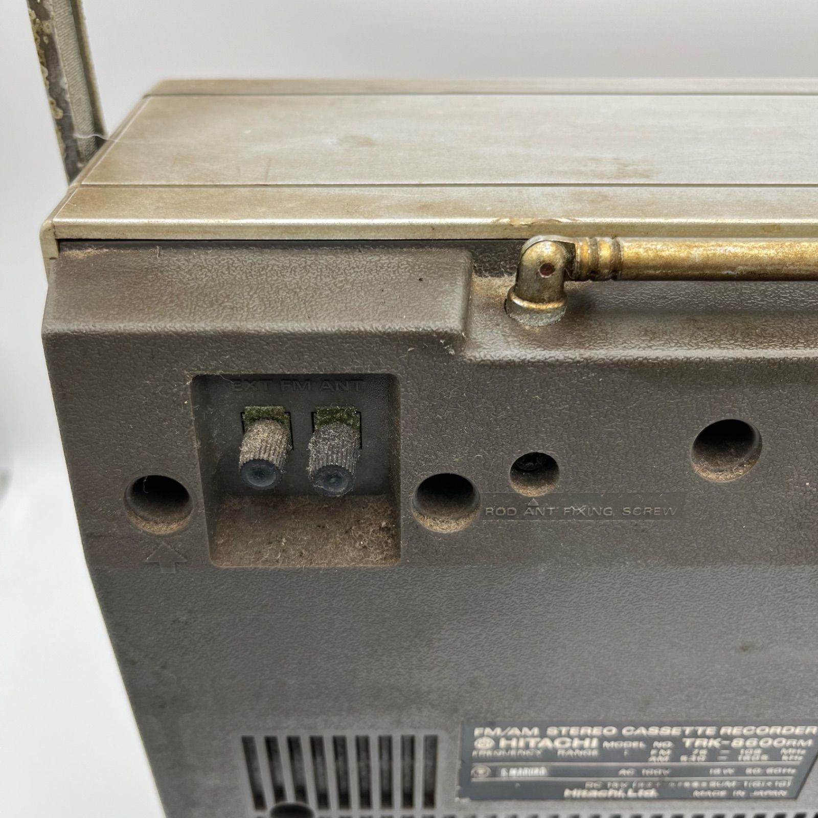 ジャンク品 HITACHI|日立|PERDISCO|パディスコ|TRK-8600RM|ラジカセ