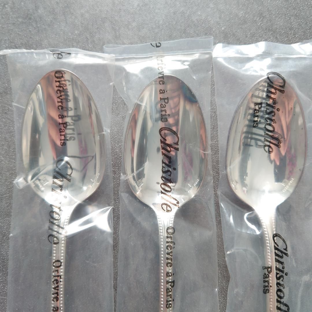 未使用 クリストフル スプーン 日本 クリストフル パール 未使用 コーヒースプーン 3点 - メルカリ