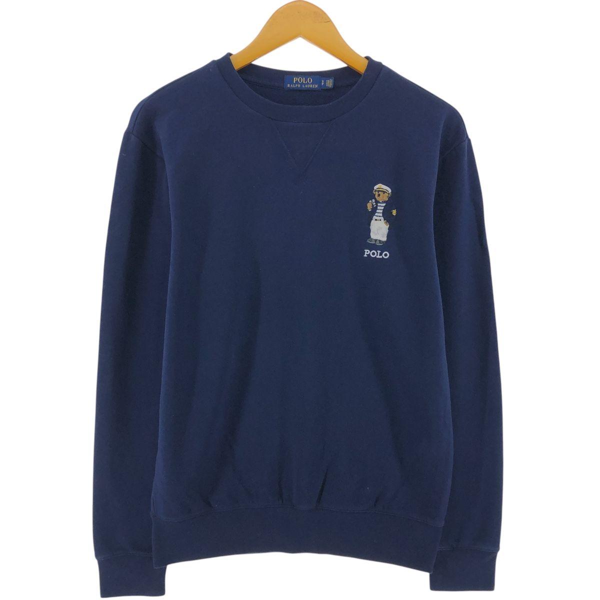 古着 ラルフローレン Ralph Lauren POLO RALPH LAUREN ポロベア ロゴスウェットシャツ トレーナー メンズS相当/eaa521072