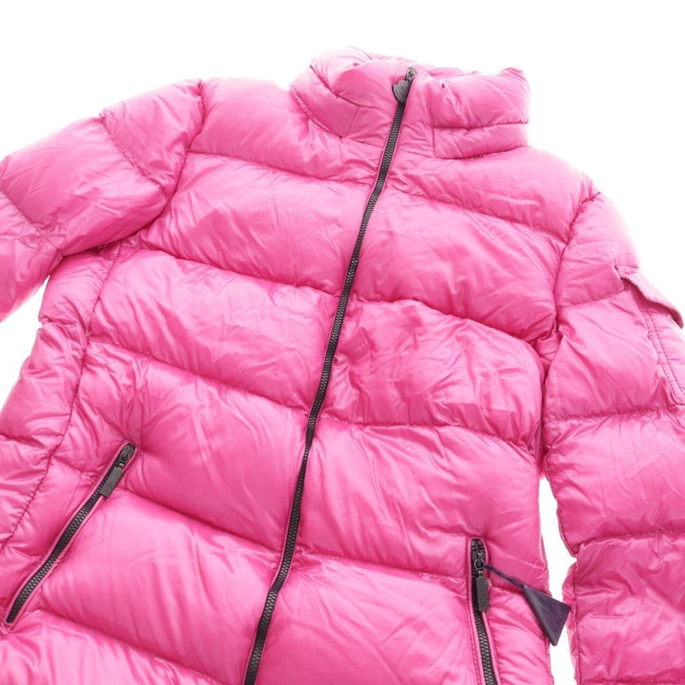 MONCLER モンクレール レディース　ダウンジャケット　ワッペン ピンク □ モンクレール ダウンジャケット アウター ドゥドゥン