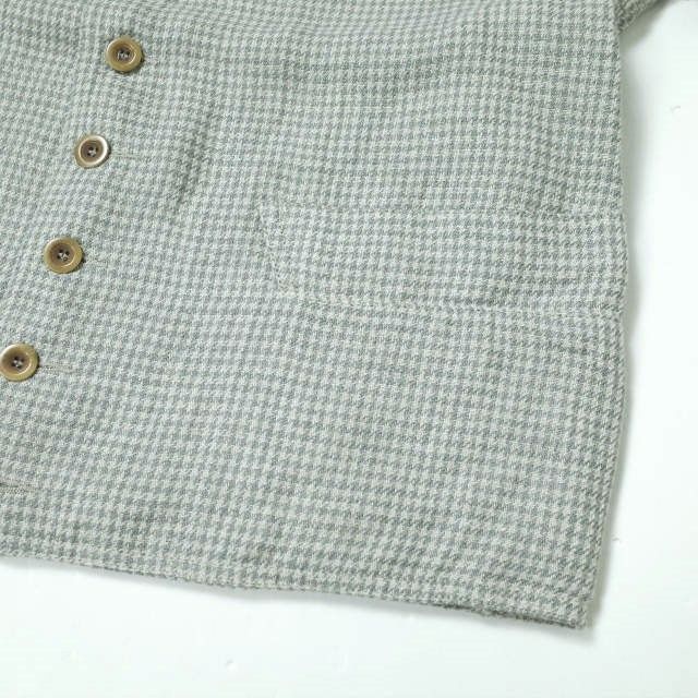 ANATOMICA アナトミカ フランス製 DOLMAN JACKET - LINEN HOUNDSTOOTH