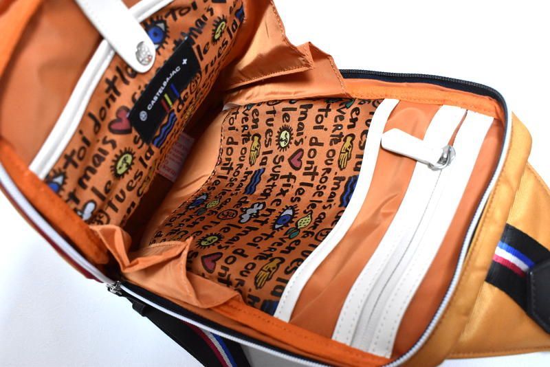 新品 CASTELBAJAC【ドビー2】ボディバッグ 043911 オレンジ B5サイズ