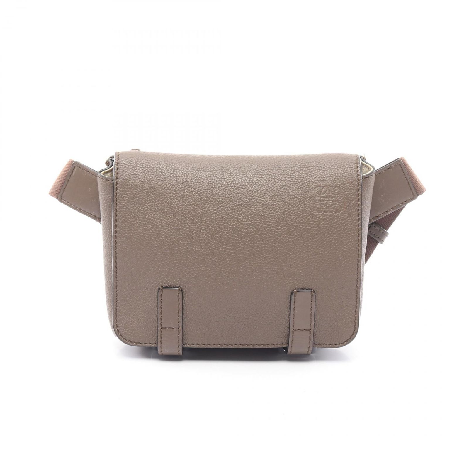 ロエベ LOEWE ウエストバッグ ミリタリー バムバッグ アナグラム 